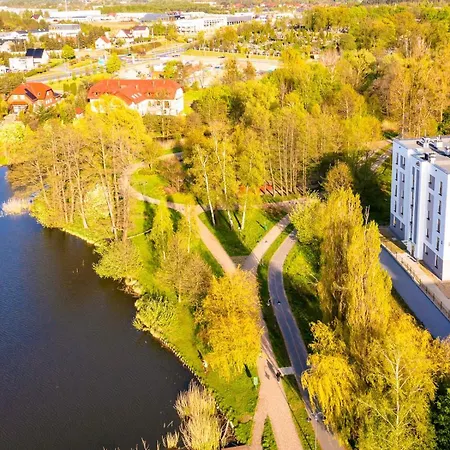 Апартаменты Bella Vista - 3pok, 4 Lozka, Centrum, Parking, Winda, Widok Na Rzeke, Netflix