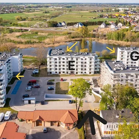 Bella Vista - 3pok, 4 Lozkz, Centrum, Parking, Winda, Widok Na Rzeke, Netflix Iława